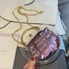 Sac à cordon Little Fairy Messenger 2024 Transparent mignon petite circulaire Circular Women Mandbag Fashion Chains épaule