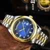 2024 MENS HOT SESSILL DUBBELA KALENDAR 3-PIN Labor Watch Solid Steel Band Watch