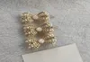 Fashion Metal Hair Clips C Classic Rhinestone Pearls Letters Design Hairpins Accessories With Paper Card2865817