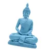 Figurines décoratives méditation assise statue religieuse sculpture de bouddha à la maison
