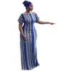 10268 Elegancka z ramienia Ins Ins Printed Dress Summer Women