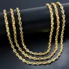 Hangende kettingen Hiphop Punk Curb Cubaanse ketting voor WOM 18K GOUDEN Kleur Italiaanse koperen ketting Mode Bruiloftinvoering Juwelen Accessoires 240419