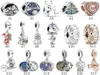 Projektant biżuterii 925 Srebrna bransoletka Charm Bead Fit Christmas Teapot Wiselant Slajd Bracelets Kulki europejskie w stylu urok z koralikami Murano9312791