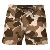 Shorts maschile camuffato mimetico pantaloni corti 3d pantaloni da uomo cortometrali sportivi per esterni unisex Shorts casual shorts bunks da spiaggia abbigliamento 240419 240419