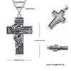 Collane a sospensione che vendono gioielli di alta qualità Jesus Cross Titanium Acciaio Neckclace da uomo Trendy Hip-Hop Nightclub Preferred-