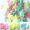 100pcs Fluorescent Glow in the Dark Stars Stickers muraux pour enfants Decoration Décoration Baby Bedroom plafond DÉCOR HOME 240410