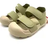 Designer Boys Sandals Chaussures pour enfants Slipper Ruban d'été épissant des sandales de forme plate taille 24-35 Boys Beach Chaussures pour enfants, y compris la boîte de chaussures de marque