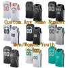 Victor Wembanyama Jerseys de basket-ball Keldon Johnson Jeremy Sochan Jakob poltl tout nom n'importe quel nombre 2023/24 Fans City Jerseys Men Youth Women S-xxl