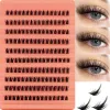 160 Rows Cluster Lashs Faux Cllushes Cluster Extension des cils naturels 3d Russie Strip individuel Clluster Cluster Makeup