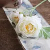 Fleurs décoratives 2 têtes Silk Classic Peony Artificial Flower Wedding Home Interior Table Decoration Party Christmas Scrapbooking Fake