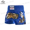 Мужские шорты Muay Taai Fights Shorts дышащие боксерские штаны Женские детские детские обучающие шорты соревнование T240419