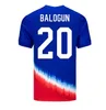 2024 2025 Jerseys de futebol pulisico Reyna Acosta Weah Aaronson McKennie 24 25 Maillot de Futol Ferreira Dest Morgan EUA Musah Futebol camisa Rapinoe não