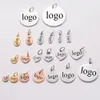 20pcslot Stainless Steel Tags Charms for DIY Jewelry Making Personalized name disc 3 Colors 240408