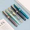 Jinhao 82 Fountain Pen Acrylic Ink Pen Spin Golden EF F Nib Elegante Business Office School Supplies Writing Pen Stationary 240409