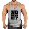 Summer Y Back Gym Stringer Tank Top Men Cotton Clothing Bodybuilding ärmlös skjorta Fitness Vest Muscle Singlets Workout 240416