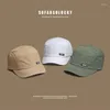 Ball Caps Japanese Retro Tooling Short Brim Men's Hat Summer Outdoor Sports Sun Protection Breathable Quick Drying Baseball Women