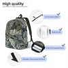 Bags Custom Acanthus By William Morris Canvas Backpack Women Men Basic Bookbag for College School Textile Pattern Bags