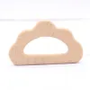 10pcs de dents de bébé jouet en bois teether bijoux tout-petit cadeau personnalisable personnalisable forme à la main 240407