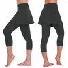 Pantaloni da donna solido accogliente elastico ad alta vita tratto di fitness gambe