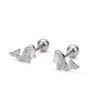 Orecchini per borchie S925 Sterling Silver Dolphin Ladies Simple Light Luxury Vite Twistory Eary Beli di alta qualità