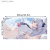 Mouse pads Puls Restos Genshin Impact Mouse Pad grande PC Gamer Gamer Teclado Table Table tape