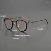 Zonnebrillen frames gatenac acetaat titanium bril frame mannen vintage luxe kwaliteit myopia recept bril dames merkontwerper