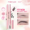 Amplaceurs Pinkflash Automatique Crayon à sourcil Afficulté Longlast High Pigmented Facile To Mélanger Soft Crueltyfree Eye Brow stylo Makeup