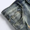 Men's Jeans Summer Men Stylish Distressed Retro Style Slim Fit Denim Shorts Joggers Casual Holes Male Beach Five-point Pants