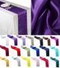 10PCS Satin Table Runners Wedding Party Event Decor Supply Satin Fabric Chair Sash Bow Table Cover Tablecloth 30cm275cm T2001077102151