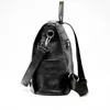 Tas grote dames 2024 Echte lederen hoofdlagen Cowhide Backpack Multi Functional Soft