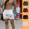 Męskie szorty szorty Mężczyźni Summer bawełniał swobodny fitness spodne