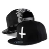 Bollkåpor Ny Snapback Baseballhatt Tio gånger broderi Justerbara hattar för ungdomsmän Kvinnor Fashion Cap Plat Trend Street Dance Caps