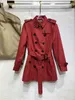 Dames Trench Coats Designer Dames Short Wind Breakher Coat 910R