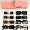 Nouvelles lunettes de soleil à la maison des lunettes de soleil de la plaque avancée Mode 08y Panda Couleur UV Protection Europe et États-Unis