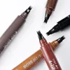Máquina 5 Colores Microblading Ceja Pen a impermeabilización Líquido de cejas Lápiz de ceja larga duración Tatuaje Pen 4 Oints Cosmética de lápiz de ceja Cosmética