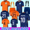 24 25 Netherlands Memphis Soccer Jersey 2024 Holland Club Jersey de Jong Virgil Dumfries Bergvijn Shirt 2024 Klaassen Blind de Ligt Men Kids Kids Kid