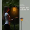 Luce del canale solare a fiamma lampeggiante - luce paesaggistica in metallo a led impermeabili per esterni per giardini, lampada da strada per la sicurezza pesante