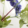 Fleurs décoratives Silk Wisterias faux faux mariage trichisé des vignes à la maison décorations pour l'anniversaire