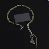 Kvinnor halsband designer kedja lyx smycken hänge halsband kvinnliga collier mode collana flickor gåva prydnad 4 stilar charm tillbehör