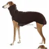 Vêtements pour animaux de compagnie à collier élevé pour chiens pour chiens moyens de gros chiens hivernaux pharaon hound great dane plots de mascotas fournitures dro dhlbz