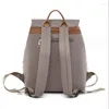 School Bags Women's Casual Backpack 2024 Fashion Student Woman Waterproof Travel Bag Drawstring Shoulder Handbag