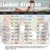 Vestidos casuais básicos Novos Summer Summer Tops Kimono Cardigan Floral Beach Cover Up Casual Jackets Shirts Swimwear