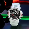 Inne zegarki Smael Sport Watch for Men LED LED LIDY Cyfrowy Zegar Dial Time Wyświetlacz automatyczny