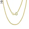 Hangende kettingen rinntin 925 Sterling Silver 14k gouden Italiaanse chopin ketting ketting voor vrouwen mode handgemaakte basis nekketen sieraden SC53 240419