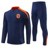 New 24/25 kids Netherlands national team jersey Brazils set training suit for children and adults MBAPPE Portugal jogging training footbinding sportswear kit