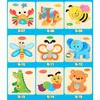 PUZZLE 3D 1pc 14,7 cm/5.79in puzzle 3D in legno Game Cartoon Pattern Animal Montessori Early Educational Toys for Children 240419