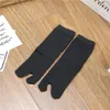 Women Socks 1Pairs Unisex Tabi Comfy Two Toe Japanese Kimono Flip Flop Fiber