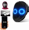 Bluetooth Led Full Face Glow Mask Ghost Face Robot RGB Led Lighting Party Halloween Music Festival Christmas Gift Clothing Props 240417