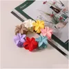 Hair Pins Matte Candy Color 4Cm Flower Hairclip Ponytail Holder Grip Hawaiian Vacation Claws Fashion Accessory 023 Drop Delivery Produ Otq1L