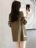Women's Suits Blazer Woman 2024 Spring Autumn In Jackets For Women Office Lady Chic Elegant Jacket Female Oversize Slim Fit
